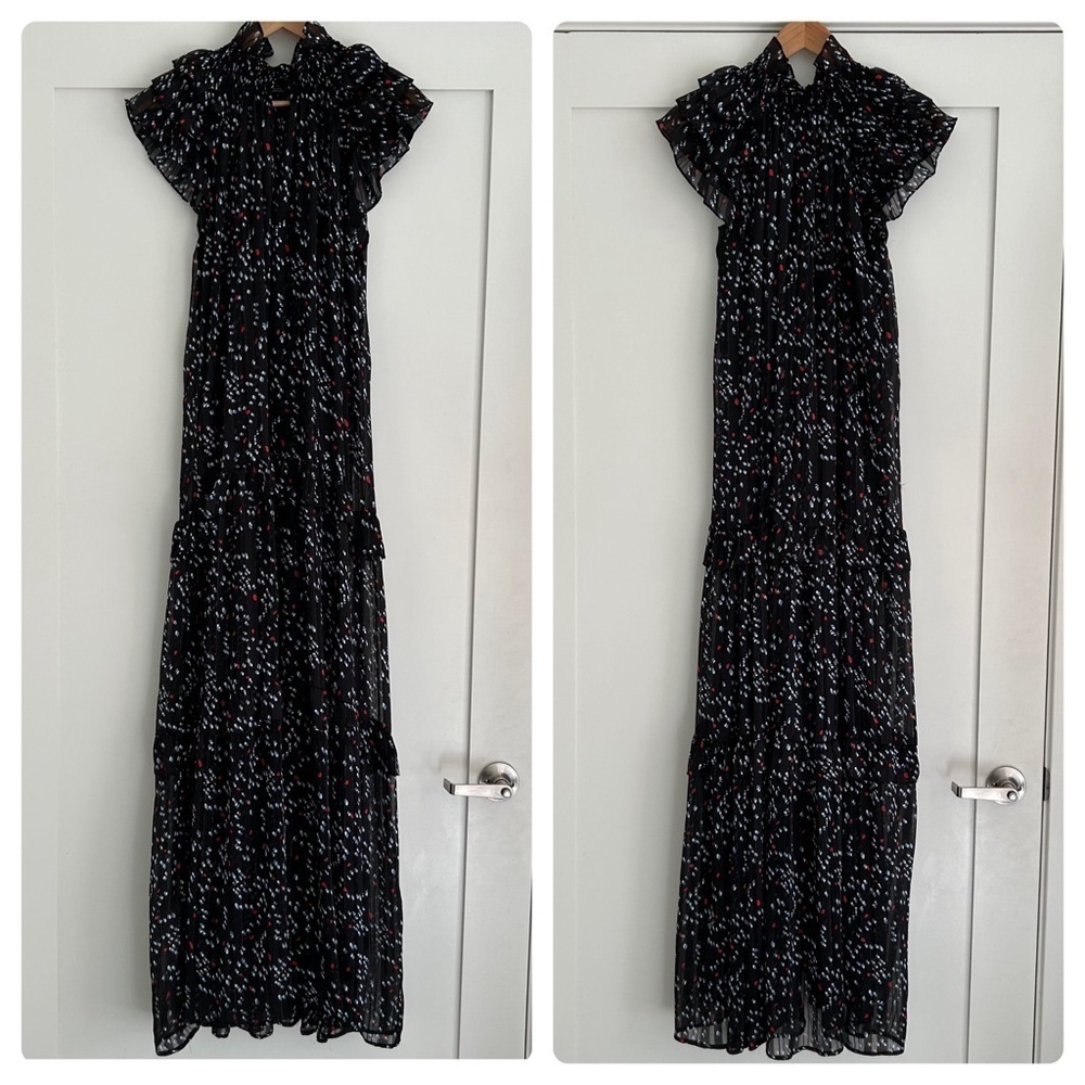 Sabina Musayev Gwen Dress in Dotted Black small